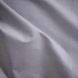 Draps housse en percale de coton gris 200 fils