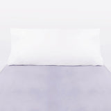 Taie d'oreiller en percale de coton blanche 200 fils