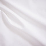 Draps housse en percale de coton blanc 200 fils
