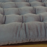Housse de chaise en velours Sunset 18878 gris plomb