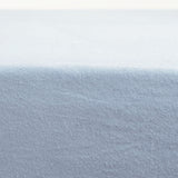 Drap-housse pour berceau en flanelle de coton bleu