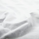 Drap-housse pour berceau en flanelle de coton blanc