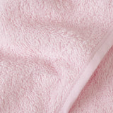 Cape de bain unie rose