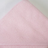 Cape de bain unie rose