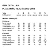 Real Madrid Champions 206 Kids Pajamas