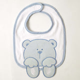 Bavoir en éponge brodé avec appliqué g312 set 2