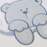 Bavoir en éponge brodé avec appliqué g312 set 2