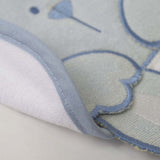 Bavoir en éponge brodé avec appliqué g312 set 2