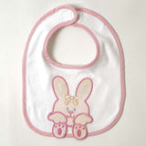Bavoir en éponge brodé avec appliqué g312 set 2