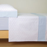 Irene turquoise bed sheet set