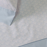 Irene turquoise bed sheet set