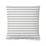 Housse de coussin tricotée en coton Pals gris