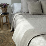 Cotton bedspread 1391 beige