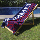 Serviette de plage en velours été 24