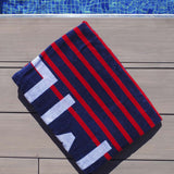 Serviette de plage en velours été 24