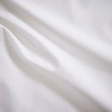 Housse de coussin en percale de coton blanche 200 fils