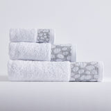 Ensemble de serviettes Samanta blanches 3 pièces