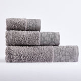 3-piece towel set Samanta gray