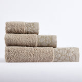 Ensemble de serviettes 3p samanta beige