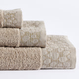 Ensemble de serviettes 3p samanta beige