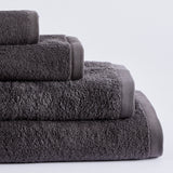 Lead gray cotton towel 550 gr/m2