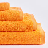 Serviette en coton mandarine 550 gr/m2
