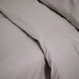 Plain linen duvet cover