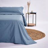 Solid indigo duvet cover
