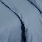 Solid indigo duvet cover