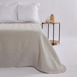 Jacquard bedspread 1090 stone