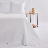 Jacquard bedspread 1090 white
