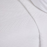 Jacquard bedspread 1090 white