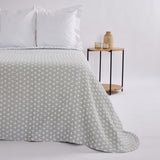 Jacquard bedspread 1542 gray