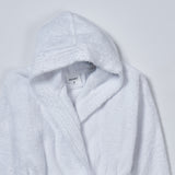 Classic white children's bathrobe