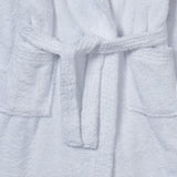 Classic white children's bathrobe