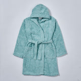 Peignoir enfant aigue-marine