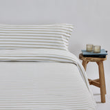 Housse de couette tricotée en coton beige pals