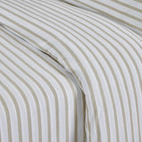 Housse de couette tricotée en coton beige pals