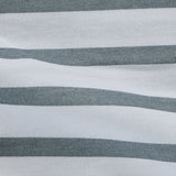 Housse de couette tricotée en coton gris Pals