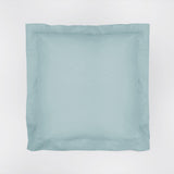 Housse de coussin percale coton 200 fils aqua