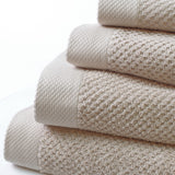Cotton towel 2-ply bee waffle beige