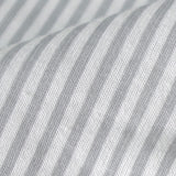 Gray Oxford cotton knit duvet cover