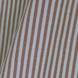 Housse de couette en tricot de coton Oxford marron