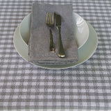 Serviettes en coton gris, lot de 4 unités