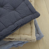 Coussin de sol en coton charbon de bois