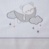 Ensemble de draps pour berceau Moon Bear 386 bco/gris