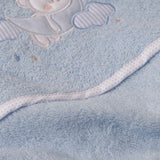 Cape de bain ours lunaire 386 bleu