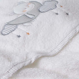 Cape de bain Moon Bear 386 blanc/gris