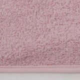 Bavoir en plastique éponge avec caoutchouc rose pâle