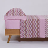 Parure de lit rose Riga